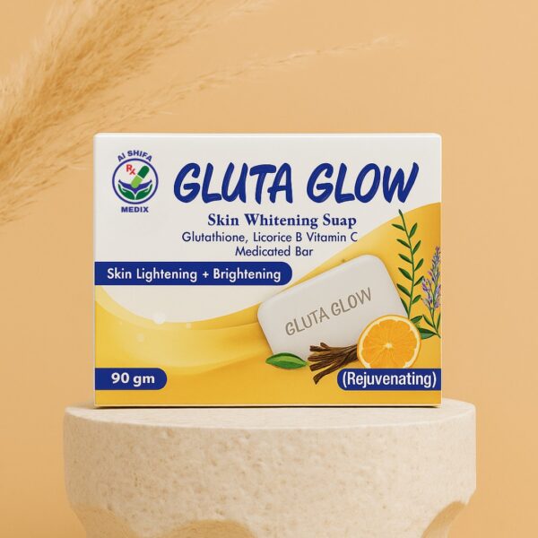 GLUTA GLOW BRIGHTENING SOAP (AL SHIFA)