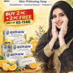 Gluta Glow Skin Whitening Soap – Buy 2 Get 2 FREE