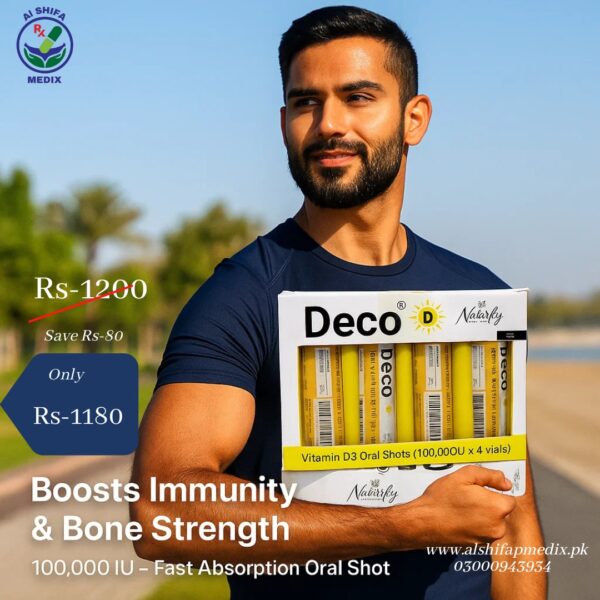 Deco Vitamin D3 Oral Shots – Best Vitamin D Supplement Online alshifa medix