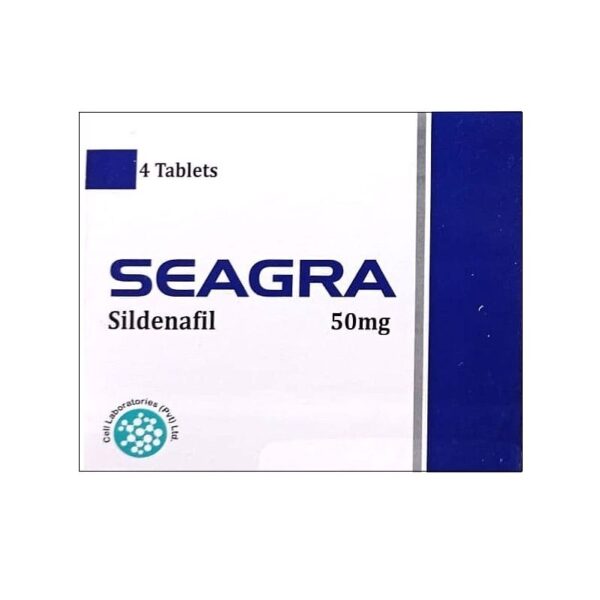 Seagra 50 mg Tablet (Sildenafil) 4's Tablets (Copy)