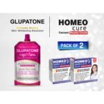 GLUPATONE Extreme Strong Emulsion 50ml With Homeo Cure Beauty Cream (Pack Of 2)